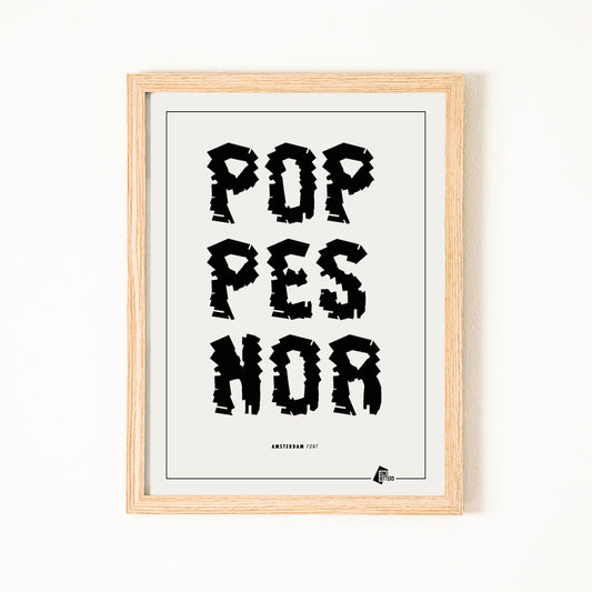 Letterposter POPPESNOR